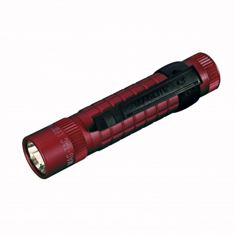 Maglite SG2LRM6 Mag-Tac- Crmsn Red Blstr Plain Bezel