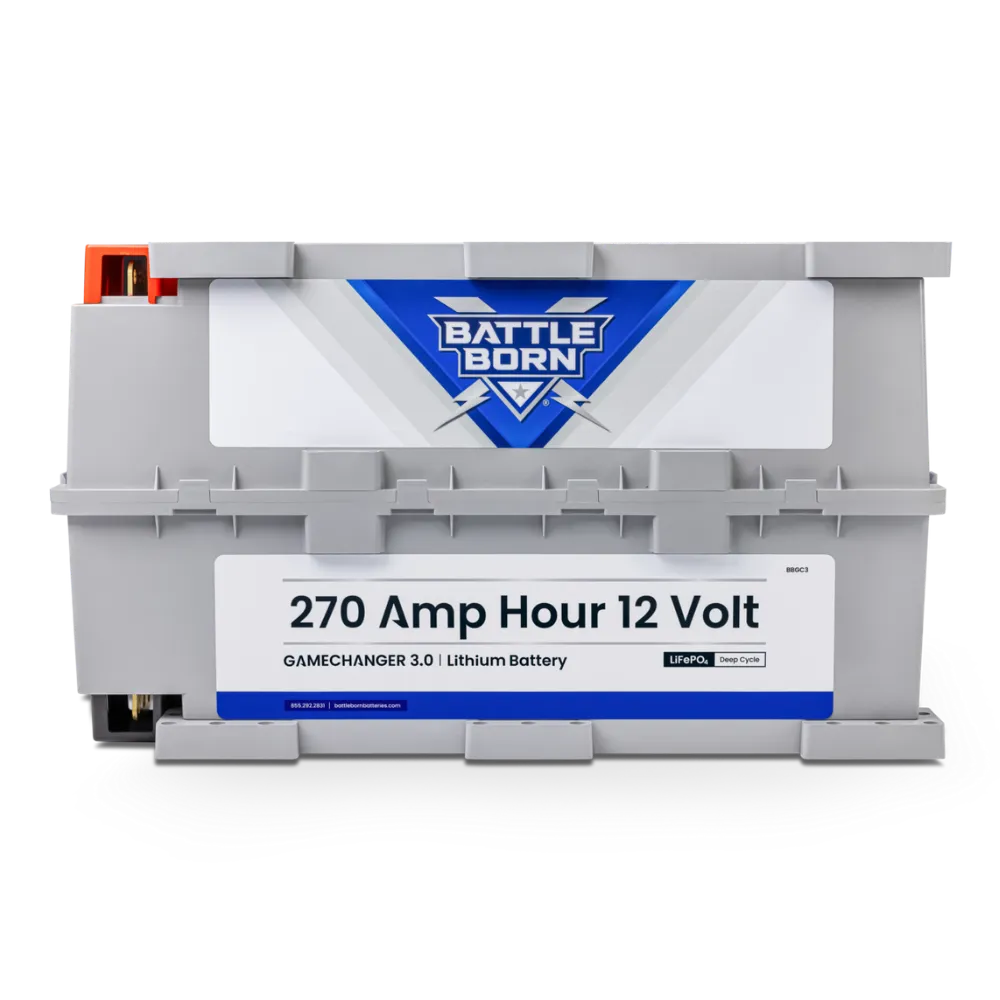 270Ah 12V GC3 LiFePO4 Deep Cycle Battery — official product photo