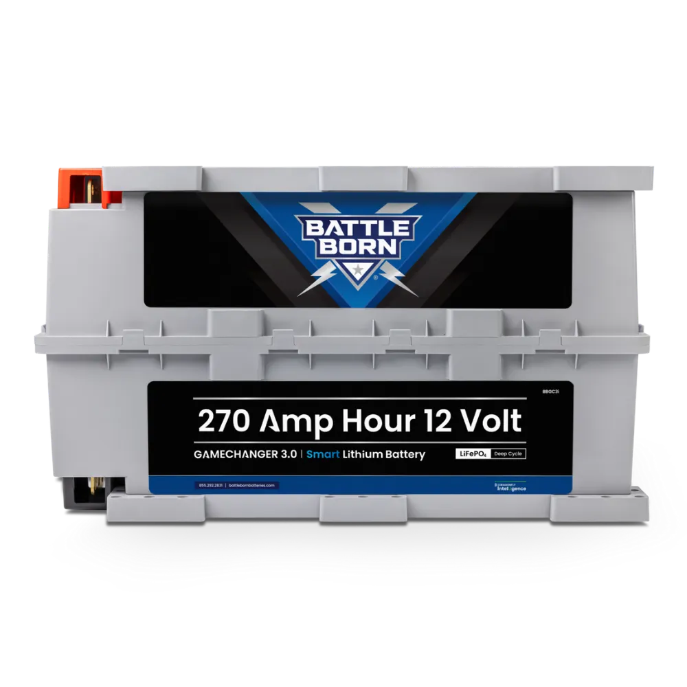 270Ah 12V GC3 Smart LiFePO4 Deep Cycle Battery — official product photo