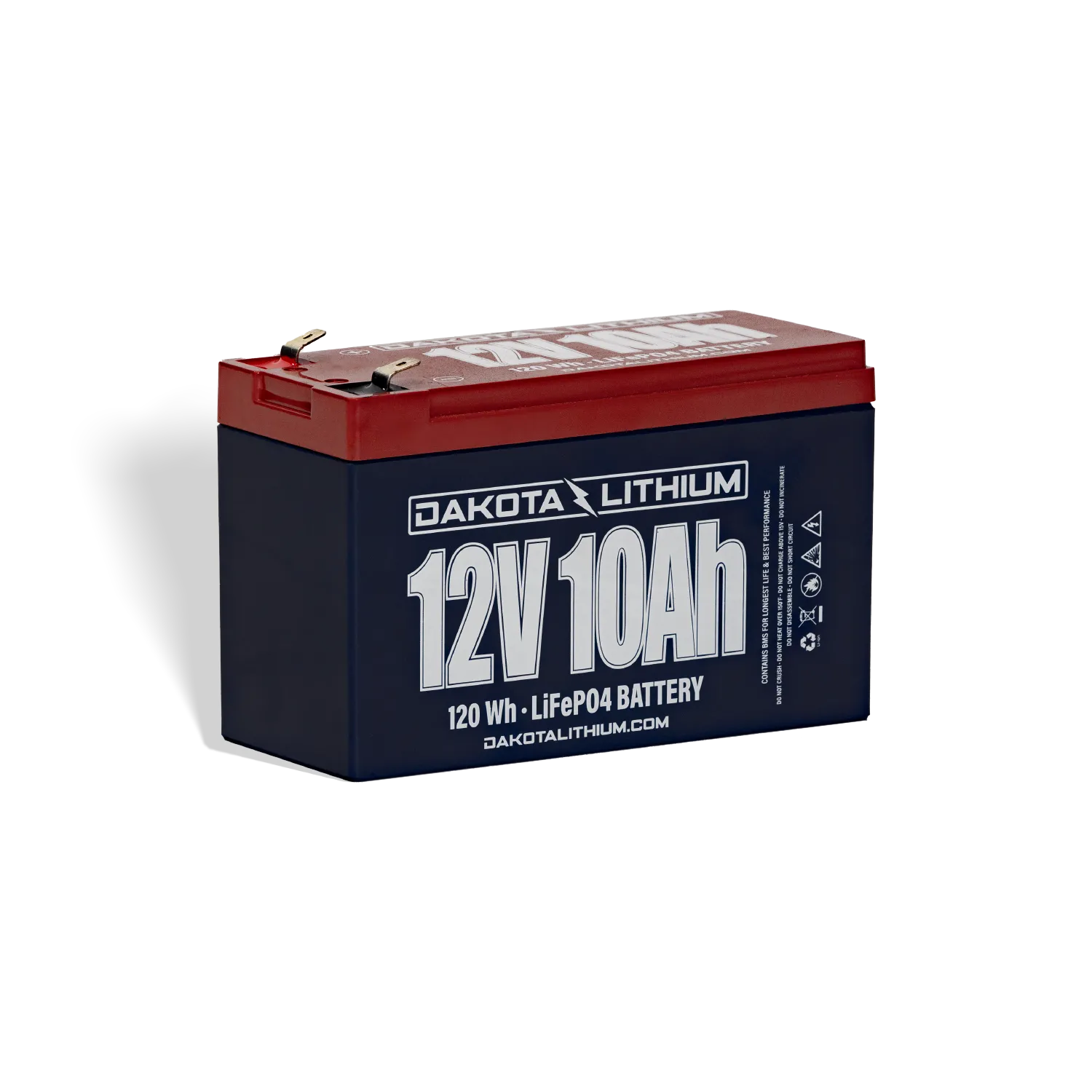 12V 10Ah Deep Cycle LiFePO4 Battery — official product photograph